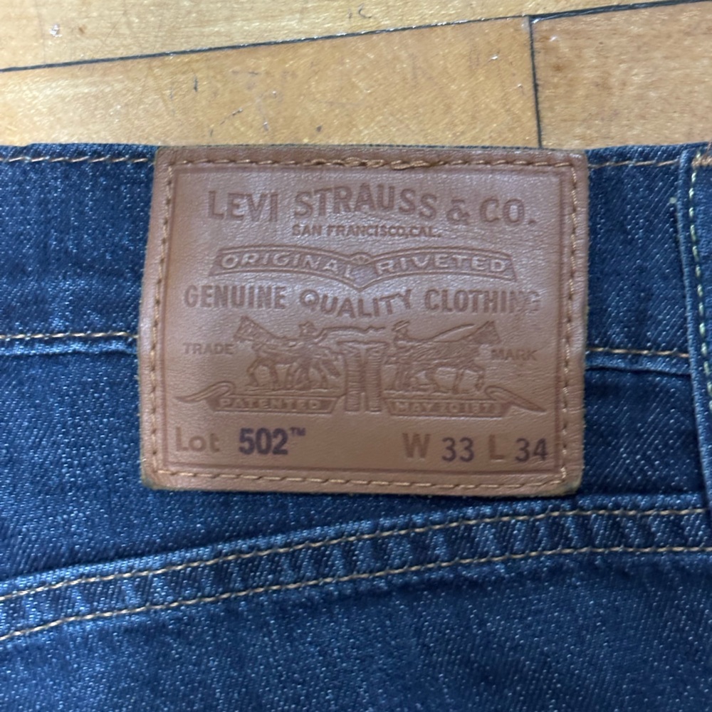 Levi's Dark Indigo Straight Jeans - Picture 4 of 4